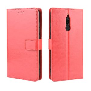 For Xiaomi Redmi 8 Retro Crazy Horse Texture Horizontal Flip Leather Case with Holder & Card Slots & Photo Frame(Red) (OEM)