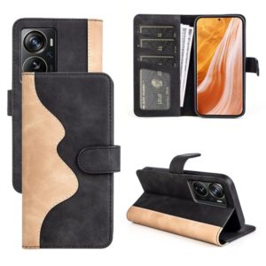 For ZTE Axon 40 Pro Stitching Horizontal Flip Leather Phone Case(Black) (OEM)