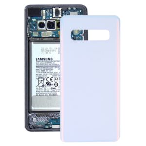 For Galaxy S10 SM-G973F/DS, SM-G973U, SM-G973W Original Battery Back Cover (White) (OEM)