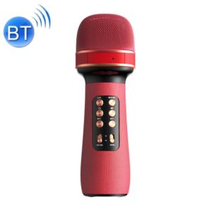 WS898 Live Wireless Bluetooth Microphone with Audio Function(Red) (OEM)