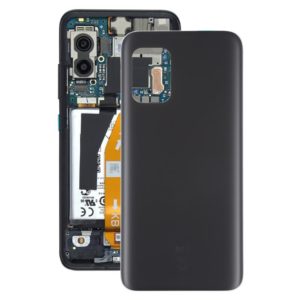 Glass Battery Back Cover with Adhesive for Asus Zenfone 8 ZS590KS(Jet Black) (OEM)