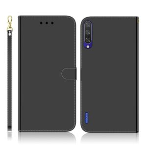 For Xiaomi Mi CC9e / A3 Imitated Mirror Surface Horizontal Flip Leather Case with Holder & Card Slots & Wallet & Lanyard(Black) (OEM)