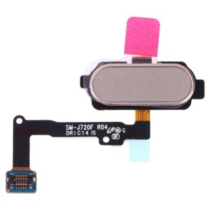 For Galaxy J7 Duo SM-J720F Fingerprint Sensor Flex Cable(Gold) (OEM)