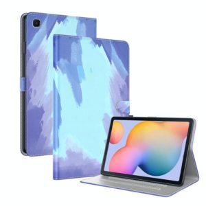 For Samsung Galaxy Tab S6 Lite 10.4 inch P610 / P615 Voltage Watercolor Pattern Skin Feel Magnetic Horizontal Flip PU Leather Case with Holder & Card Slots & Photo Frame & Sleep / Wake-up Function(Winter Snow) (OEM)