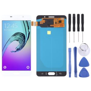 LCD Screen and Digitizer Full Assembly (OLED Material ) for Galaxy A7 (2016), A710F, A710F/DS, A710FD, A710M, A710M/DS, A710Y/DS, A7100(White) (OEM)