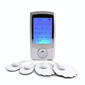 16 Mode Digital Electronic Pulse Massager Muscle Stimulator Pain Relief Machine(Silver) (OEM)