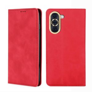 For Huawei nova 10 Skin Feel Magnetic Horizontal Flip Leather Phone Case(Red) (OEM)