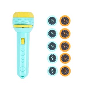 3 Sets Children Early Education Luminous Projection Flashlight, Specification: Green + 80 Patterns (OEM)