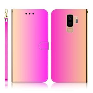 For Galaxy S9+ Imitated Mirror Surface Horizontal Flip Leather Case with Holder & Card Slots & Wallet & Lanyard(Gradient Color) (OEM)