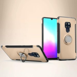 Magnetic 360 Degree Rotation Ring Holder Armor Protective Case for Huawei Mate 20(Gold) (OEM)