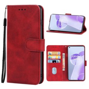 Leather Phone Case For OnePlus 9RT 5G(Red) (OEM)