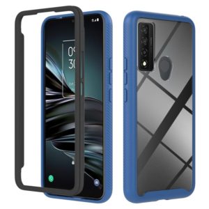 For TCL 20 XE Starry Sky Solid Color Series PC + TPU Phone Case(Blue) (OEM)