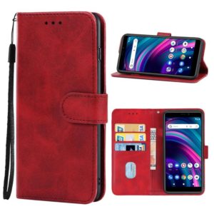 For BLU J9L Leather Phone Case(Red) (OEM)