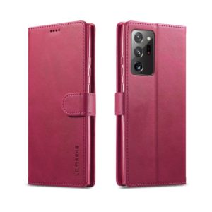 For Samsung Galaxy Note 20 Ultra LC.IMEEKE Calf Texture Horizontal Flip Leather Case, with Holder & Card Slots & Wallet(Red) (LC.IMEEKE) (OEM)