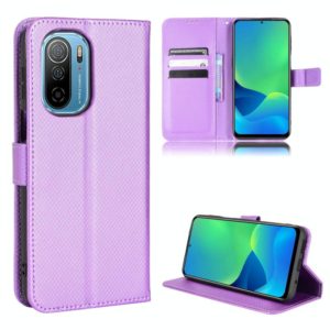 For Ulefone Note 13P Diamond Texture Leather Phone Case(Purple) (OEM)