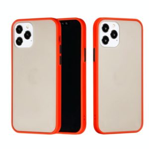 For iPhone 12 Pro Max Skin Hand Feeling Series Shockproof Frosted PC+ TPU Protective Case(Red) (OEM)