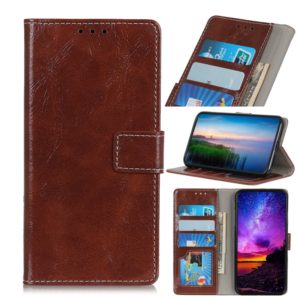 Retro Crazy Horse Texture Horizontal Flip Leather Case for Galaxy A20e, with Holder & Card Slots & Wallet & Photo Frame (Brown) (OEM)
