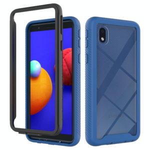 For Samsung Galaxy A01 Core / M01 Core Starry Sky Solid Color Series Shockproof PC + TPU Protective Case(Royal Blue) (OEM)