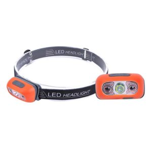 Smart Sensor Outdoor USB Headlight LED Portable Strong Light Night Running Headlight, Colour: Orange 5W 140LM (OEM)