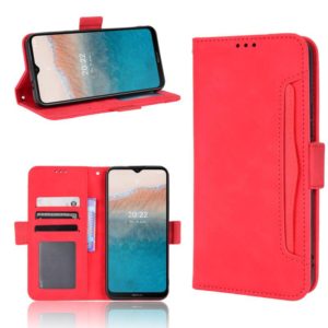 For Nokia C21 Plus Skin Feel Calf Pattern Leather Phone Case(Red) (OEM)
