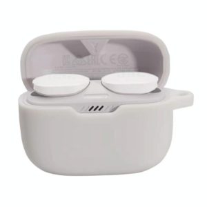 Earphone Protective Case with Hanging Buckle For JBL T130NC(White) (OEM)