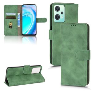 For OnePlus Nord CE 2 Lite 5G Skin Feel Magnetic Flip Leather Phone Case(Green) (OEM)