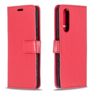 For Sony Xperia 5 II Crazy Horse Texture Horizontal Flip Leather Case with Holder & Card Slots & Wallet & Photo Frame(Red) (OEM)