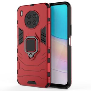 For Huawei nova 8i Foreign Version Shockproof PC + TPU Protective Case with Magnetic Ring Holder(Red) (OEM)