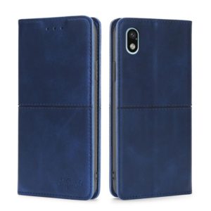 For Sony Xperia ACE III Cow Texture Magnetic Horizontal Flip Leather Phone Case(Blue) (OEM)