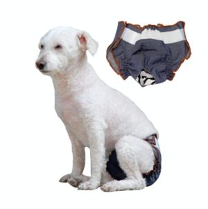 Anti-sorrow Female Dog Physiological Pants Urine-proof And Wet Pet Leak-proof Underwear, Size:L (OEM)