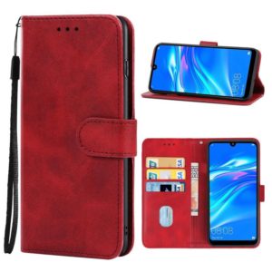For Huawei Y7 Pro 2019 Leather Phone Case(Red) (OEM)