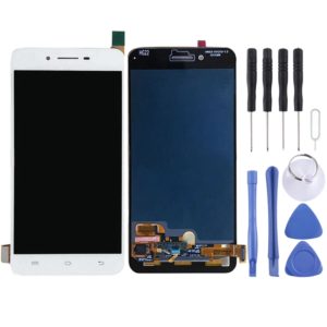 TFT LCD Screen For Vivo X6 with Digitizer Full Assembly(White) (OEM)