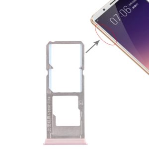For Vivo Y79 2 x SIM Card Tray + Micro SD Card Tray (Rose Gold) (OEM)
