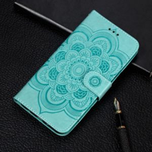 For iPhone 11 Pro Mandala Embossing Pattern Horizontal Flip Leather Case, with Holder & Card Slots & Wallet & Photo Frame & Lanyard(Green) (OEM)