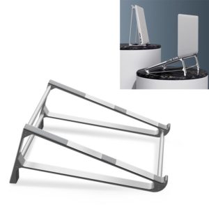 P5 Portable Aluminum Alloy Desktop Multi-function Stable Heat Dissipation Notebook Stand(Aurora Silver) (OEM)