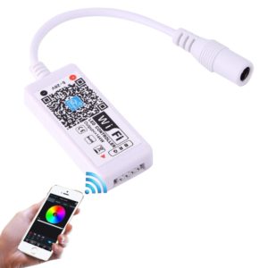 Mini Wifi RGB LED Remote Controller, Support iOS 6 or later & Android 2.3 or later, DC 5-28V (OEM)