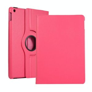 For Lenovo M10 Plus 3rd Litchi Texture 360 Degrees Rotation Leather Tablet Case with Holder(Rose Red) (OEM)
