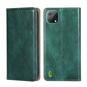 For Blackview A55 Pure Color Magnetic Leather Phone Case(Green) (OEM)