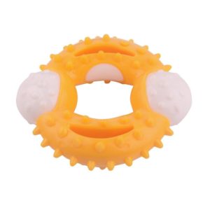 BG-W177 Pet Toys Chew-Resistant Teeth Teeth Cleaning Dog Toys, Color： Yellow (OEM)