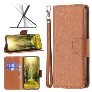 For Nokia G11 / G21 Litchi Texture Pure Color Horizontal Flip Leather Phone Case(Brown) (OEM)