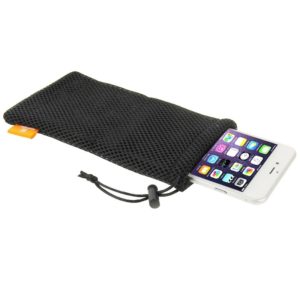 HAWEEL Pouch Bag for Smart Phones, Power Bank and other Accessories, Size same as 5.5 inch Phone(Black) (HAWEEL) (OEM)