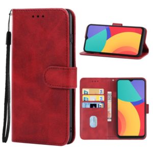 Leather Phone Case For Alcatel 1S 2021(Red) (OEM)