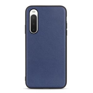 For Sony Xperia 10 IV Sheep Texture Leather Phone Case(Blue) (OEM)
