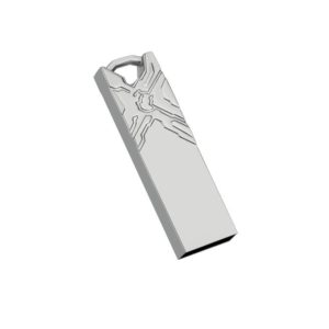 Jg1 USB 2.0 High-Speed Metal Engraving Car USB Flash Drives, Capacity: 64GB(White) (OEM)