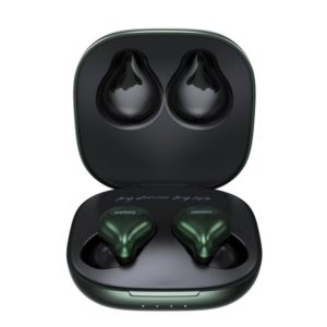 REMAX TWS-12 Bluetooth 5.0 Metal True Wireless Bluetooth Stereo Music Earphone with Charging Box(Green) (REMAX) (OEM)