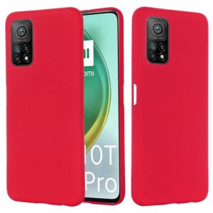 For Xiaomi Mi 10T / 10T Pro 5G / Redmi K30T / Redmi K30S Pure Color Liquid Silicone Shockproof Full Coverage Case(Red) (OEM)