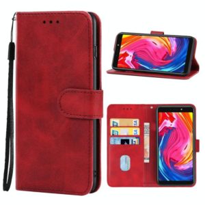 Leather Phone Case For Itel A56(Red) (OEM)