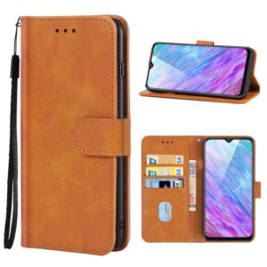 Leather Phone Case For ZTE Blade 20(Brown) (OEM)