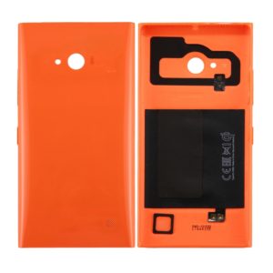 Solid Color NFC Battery Back Cover for Nokia Lumia 735 (Orange) (OEM)