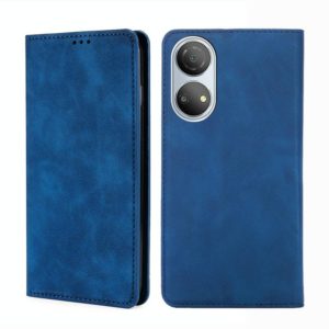 For Honor Play 30 Plus Skin Feel Magnetic Horizontal Flip Leather Phone Case(Blue) (OEM)